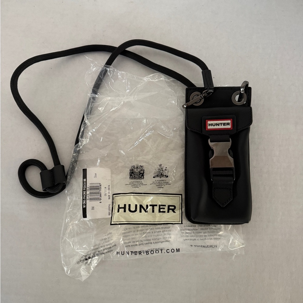New Hunter Boots Original Phone Pouch Black